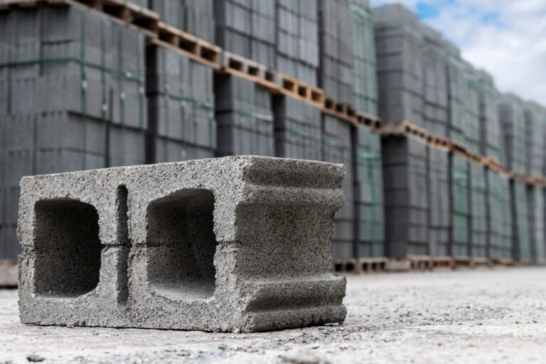 Cement block manufacturing