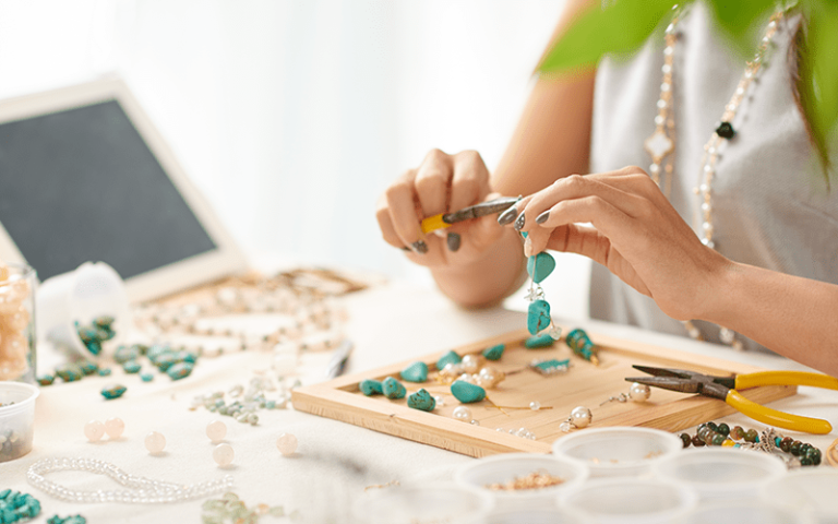 Start a small business selling jewelry online