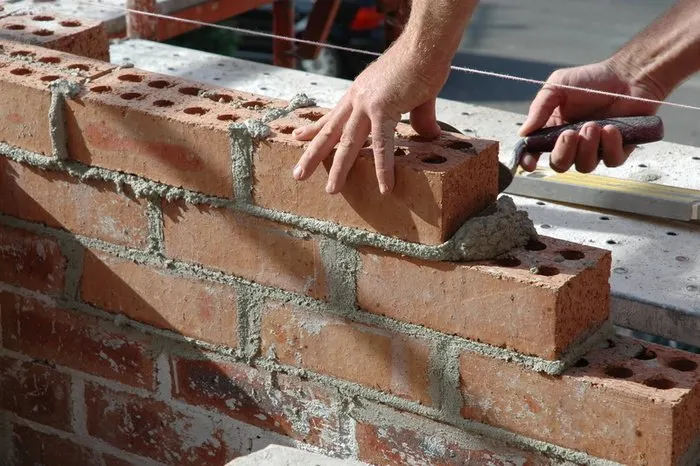 Cement brick making